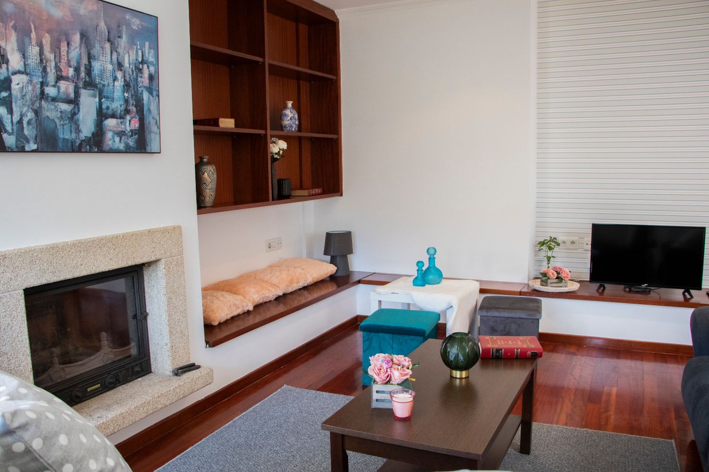 Teo - Luxury penthouse for rent in Galicia - Living room