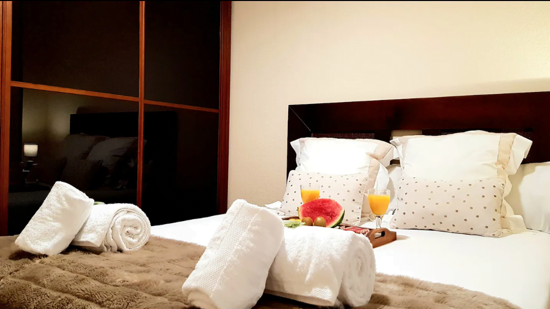 Caliza - Lovely apartment for rent in Madrid - Bedroom