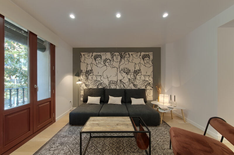 Cotown - Luxury apartment for rent in Barcelona - Living room
