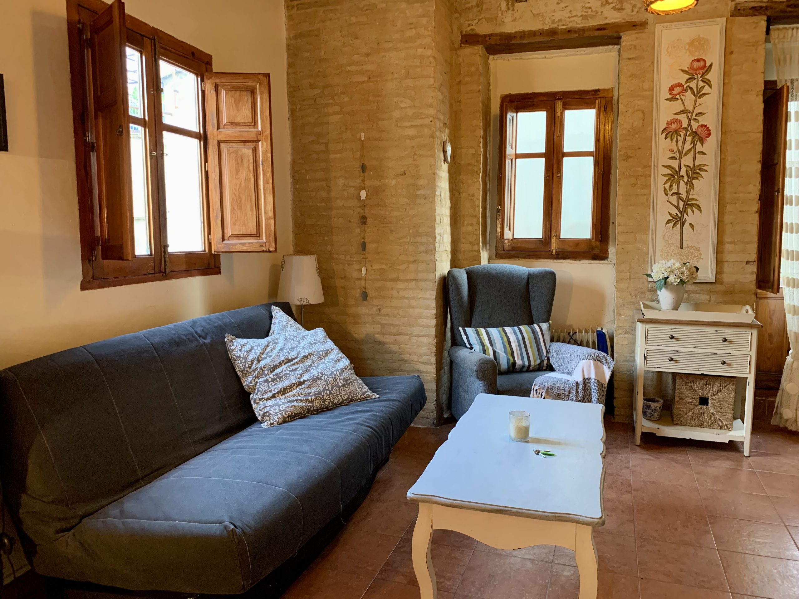 Templo - Furnished duplex for rent in Valencia - Living room