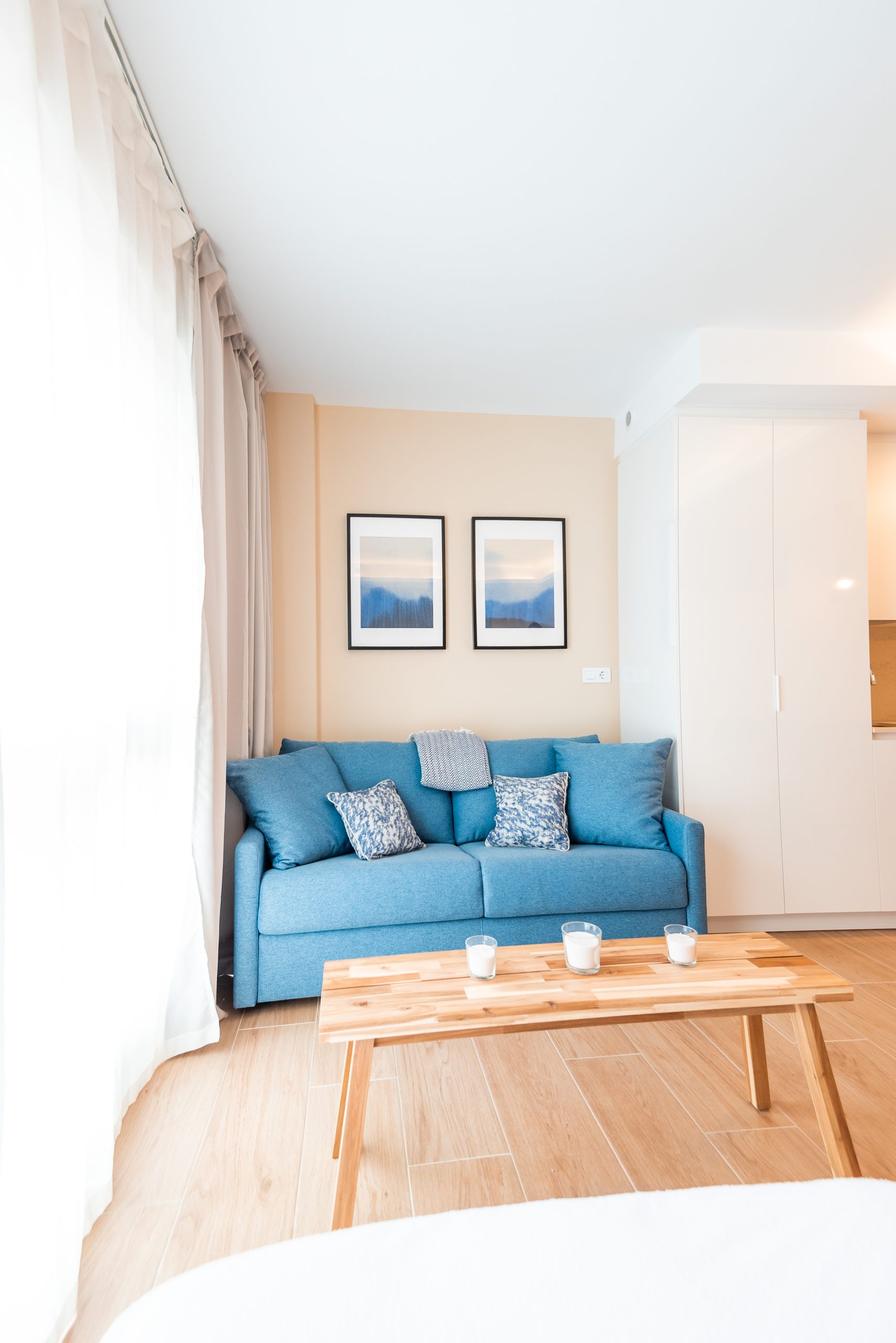 Kai A - Furnished studio for rent in Bilbao - Living room