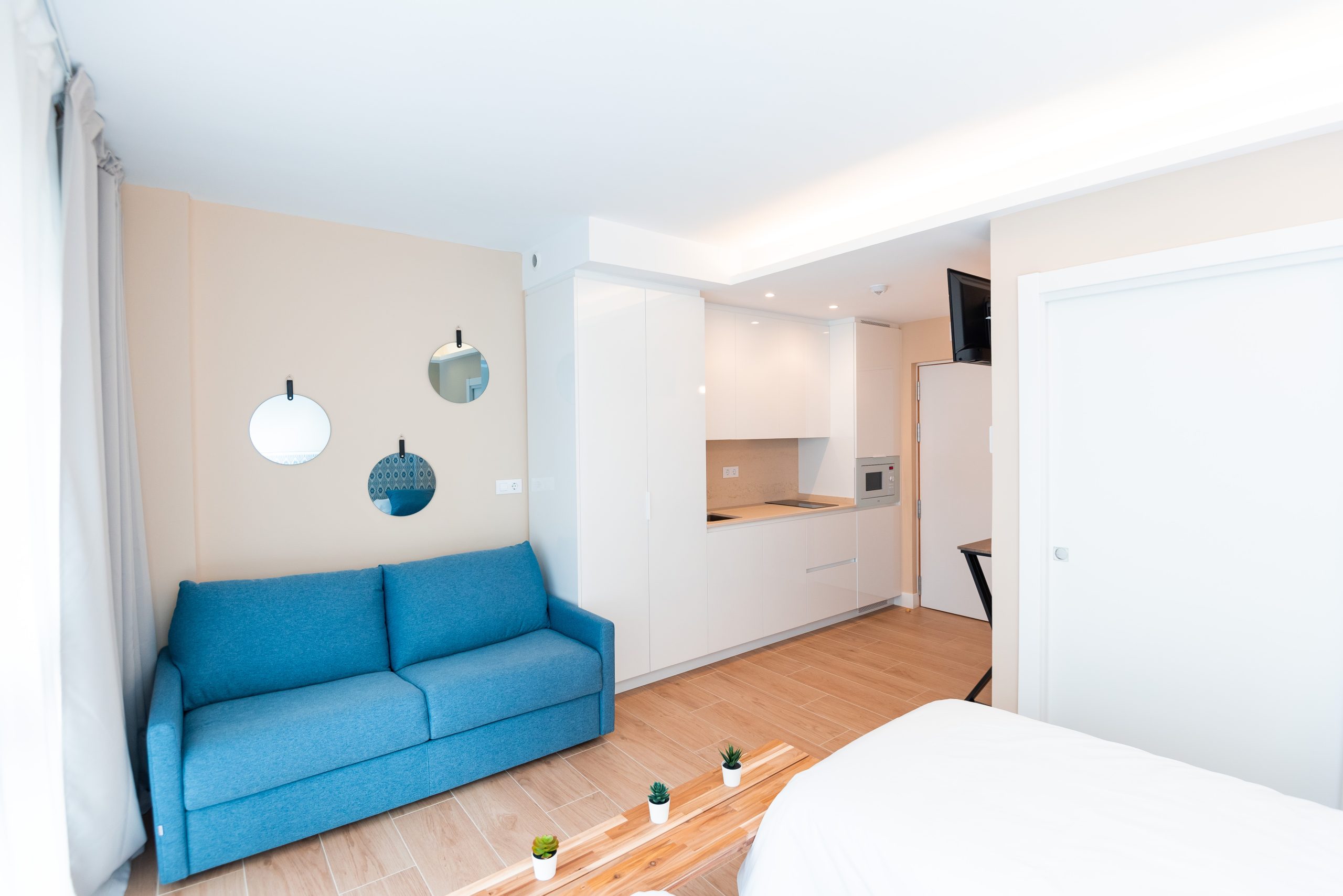 Kai A - Furnished studio for rent in Bilbao - Living room