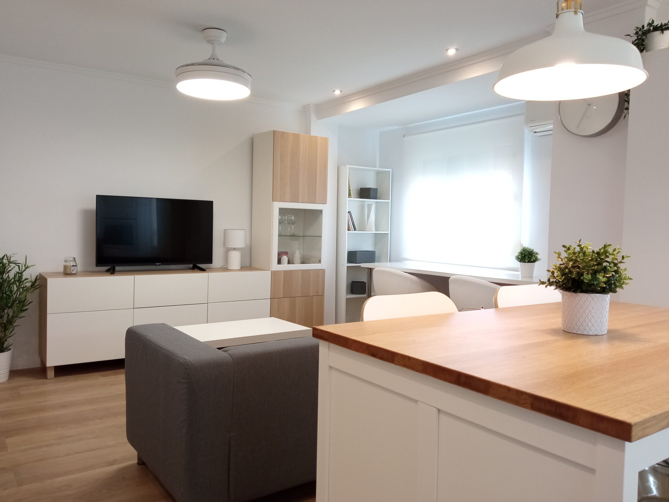 Carolina - Lovely entry-ready apartment for rent in Valencia - Living room