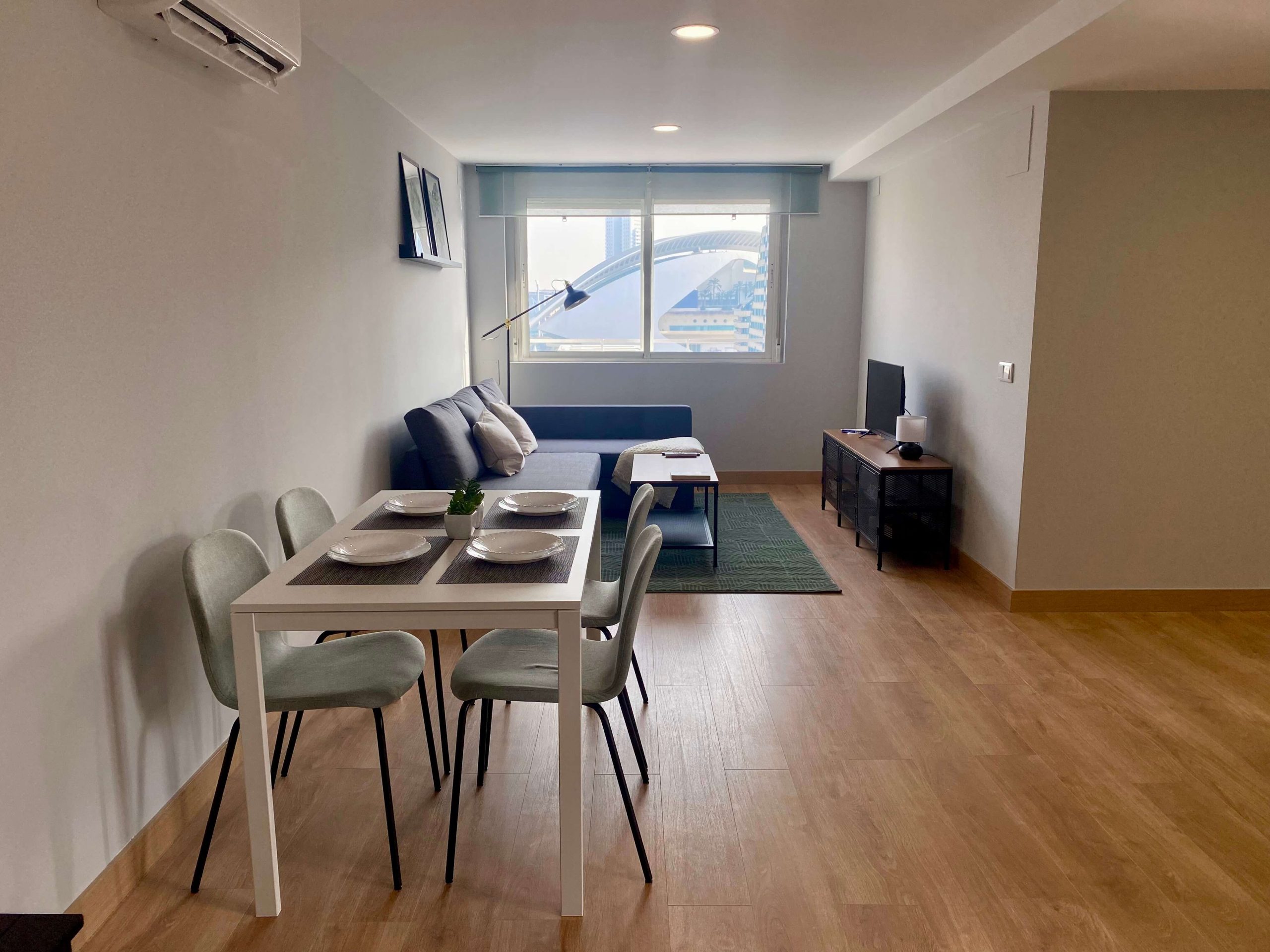 living room 3 apartment for rent in valencia ciudad de las ciencias