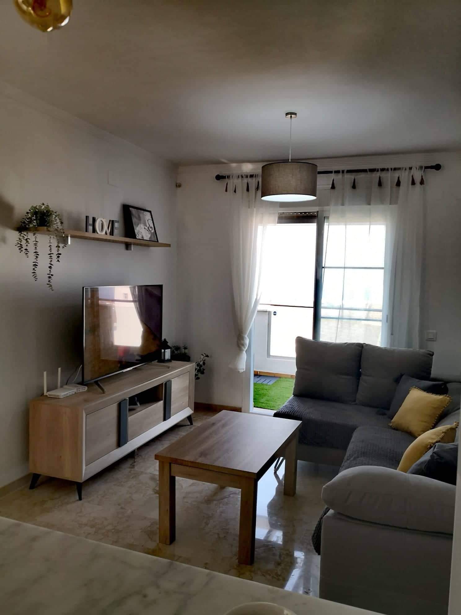 Living room apartment in malaga 1