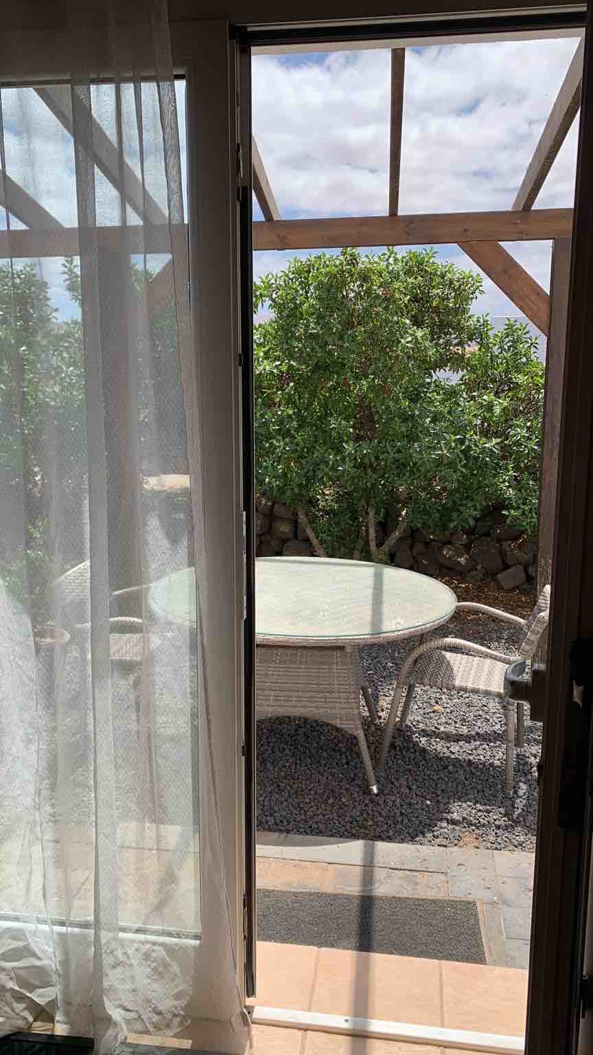 studio for rent in fuerteventura - garden