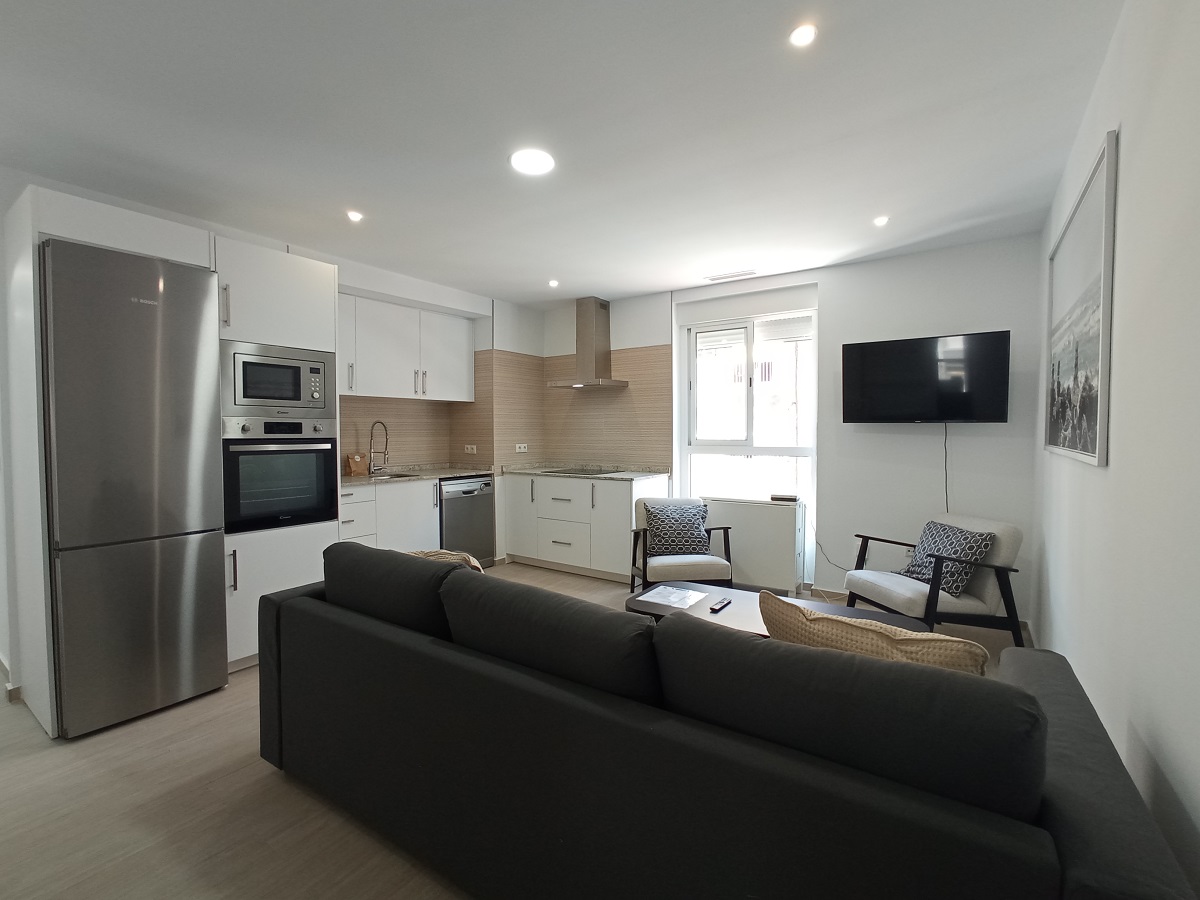 living room apartment close to the beach valencia 2