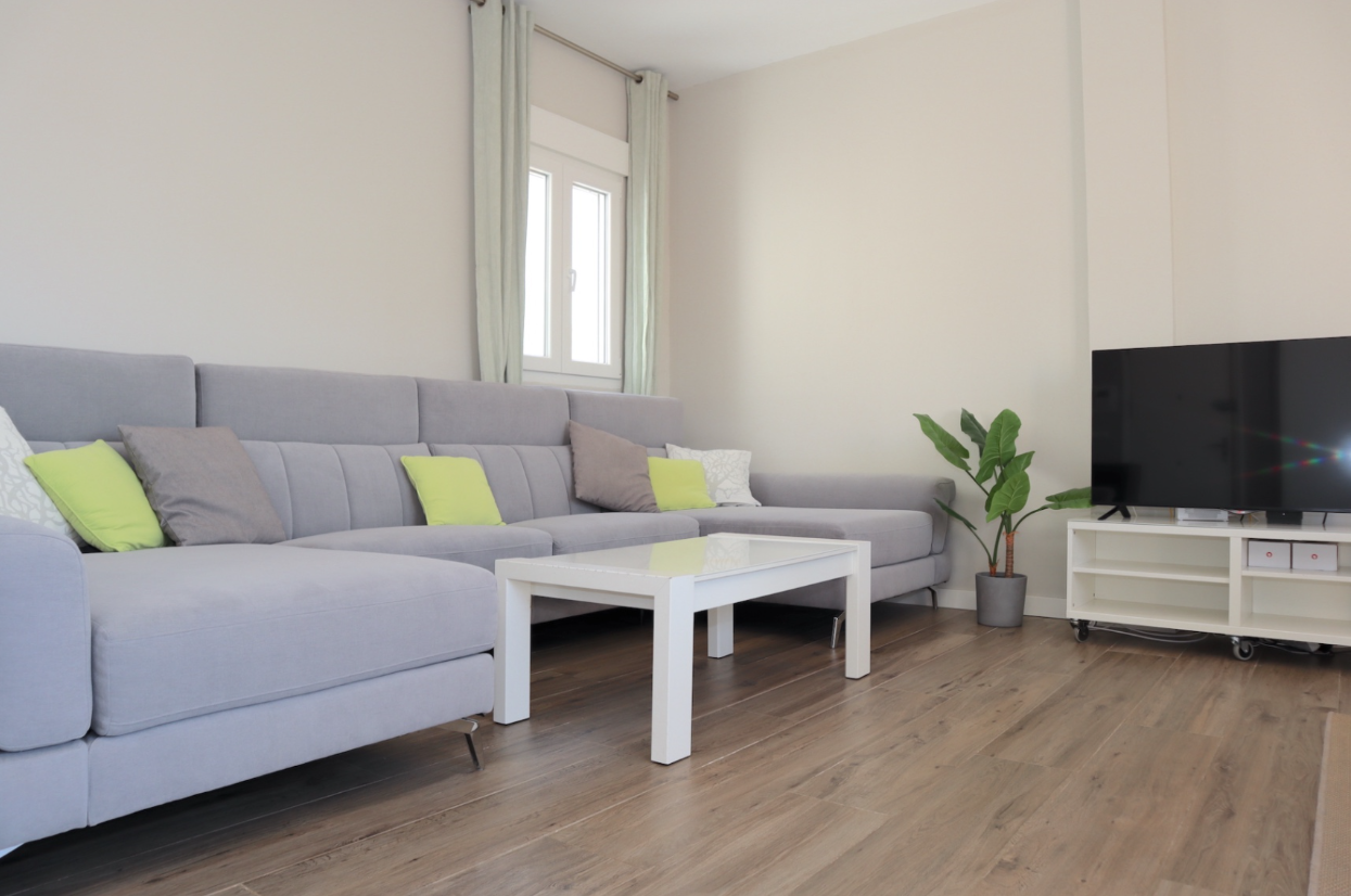 Penthouse for rent in Valencia living room 5