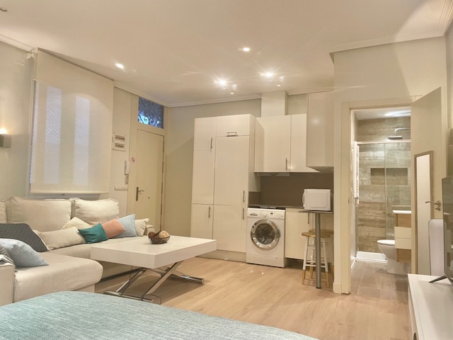 Mendizabal - Studio for rent in Madrid kitchen 3